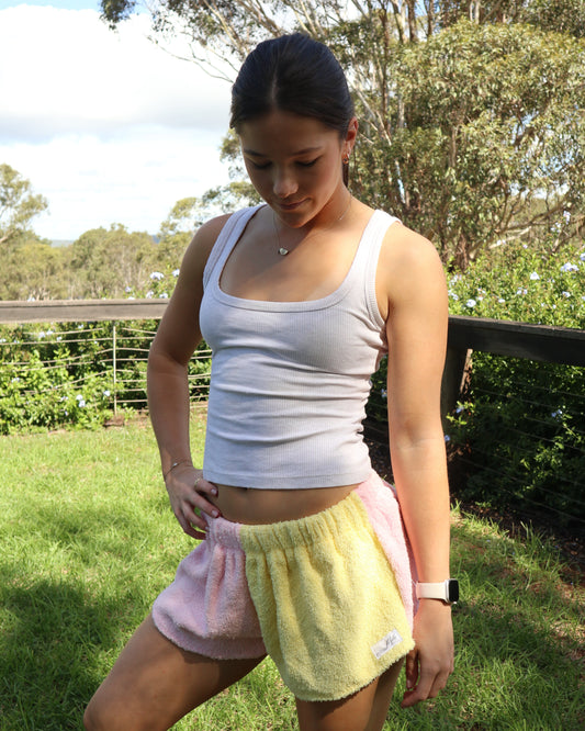 Lucy Shorts - Pink and Yellow