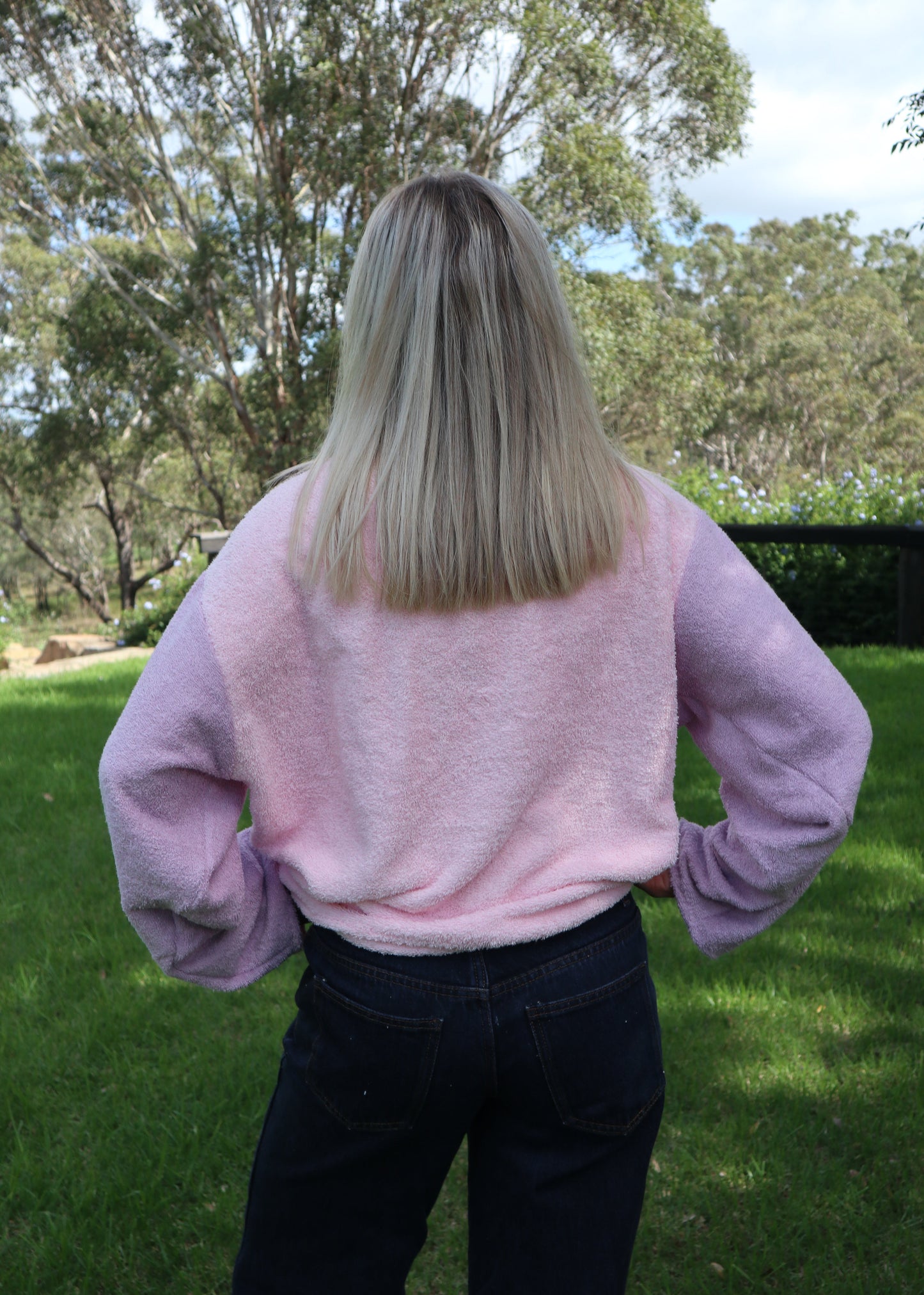 Lara Jumper - Pink + Purple