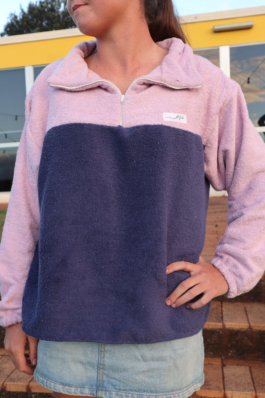 Marley Jumper - Purple + Navy