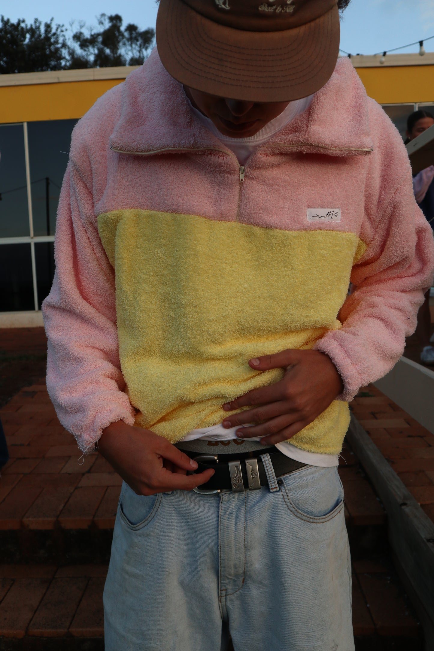 Marley Jumper - Pink + Yellow