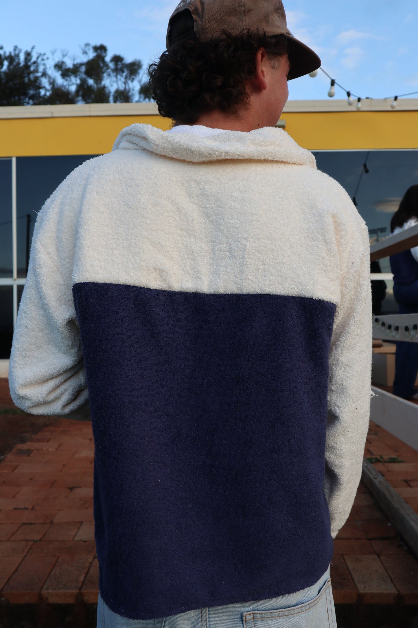 Marley Jumper - Navy + Cream