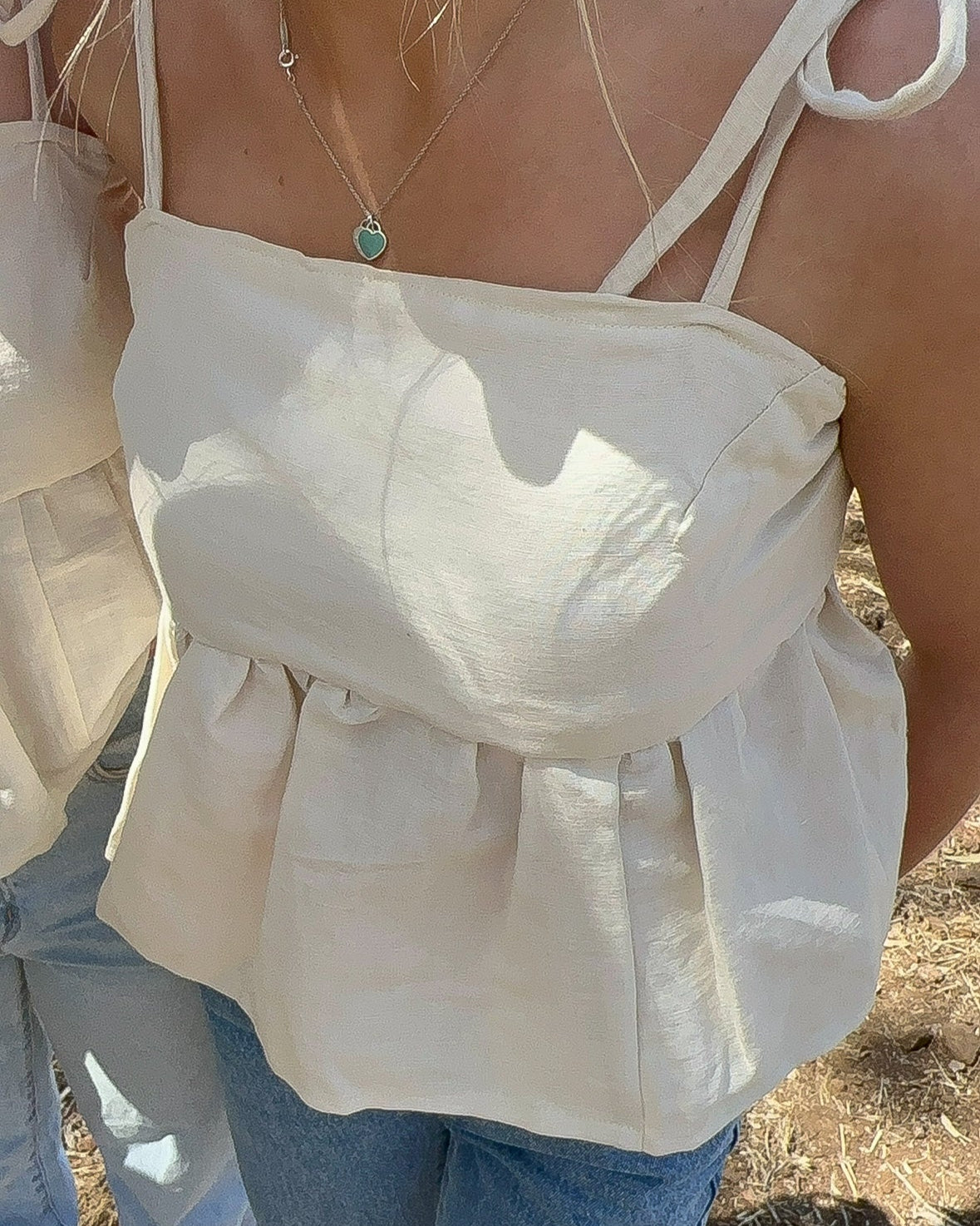 The Izzy Top - Linen