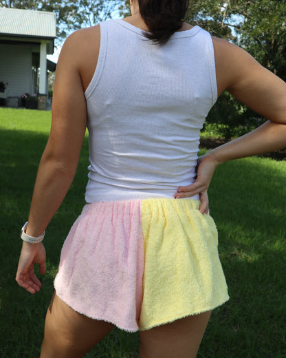 Lucy Shorts - Pink and Yellow