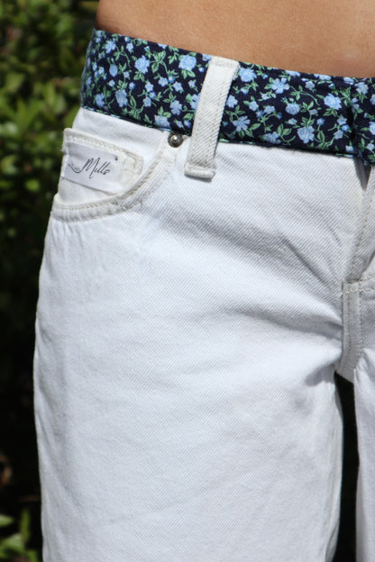 Jacqueline Jeans - Navy Floral