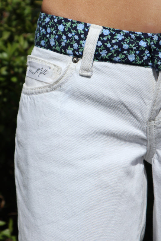 Jacqueline Jeans - Navy Floral