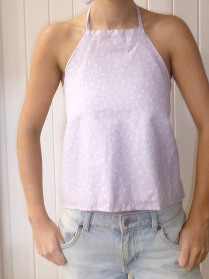 Purple Halter Top