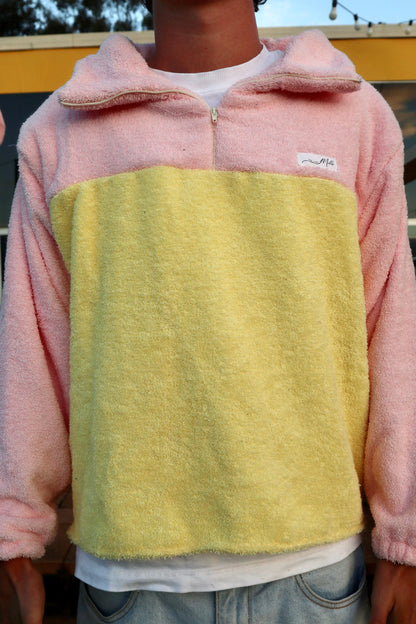 Marley Jumper - Pink + Yellow