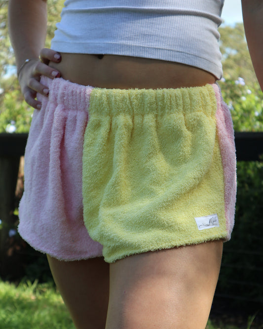 Lucy Shorts - Pink and Yellow