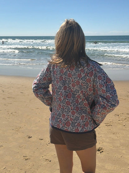 Christine Quilted Jacket - Navy
