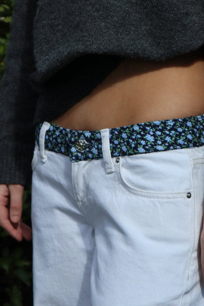 Jacqueline Jeans - Navy Floral