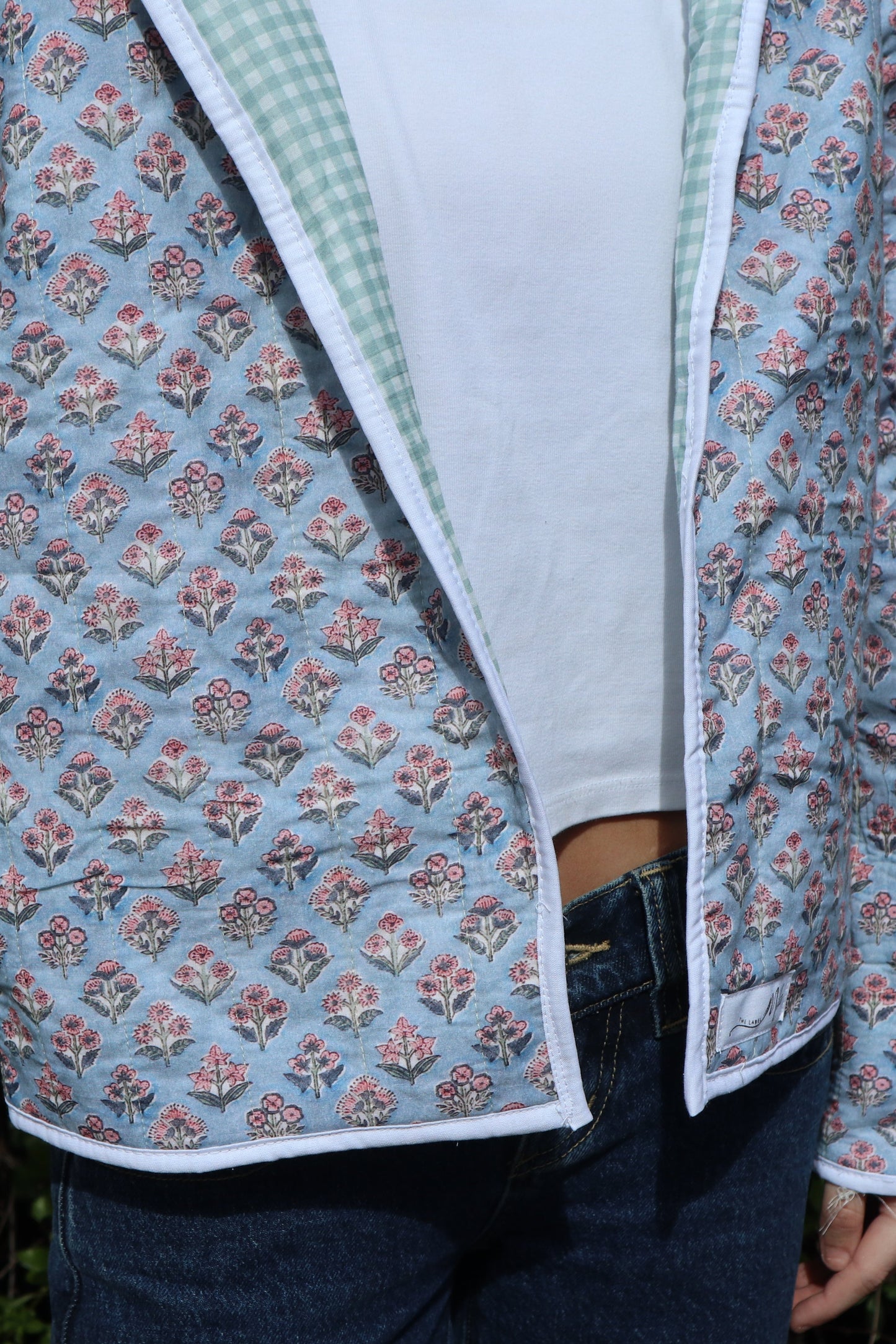 Christine Quilted Jacket - Floral Bunches