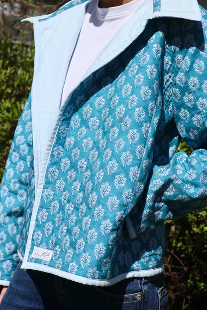 Christine Quilted Jacket - Teal