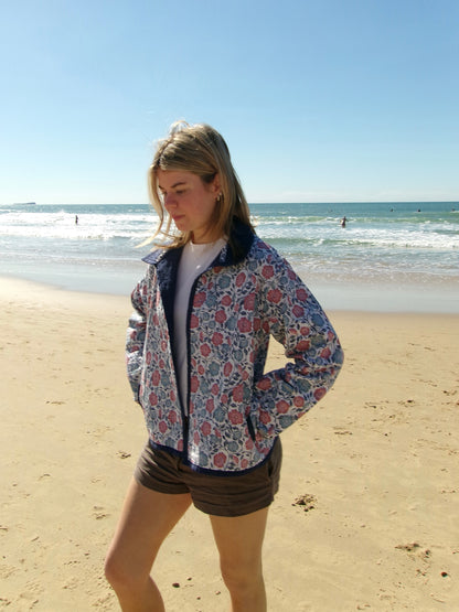 Christine Quilted Jacket - Navy