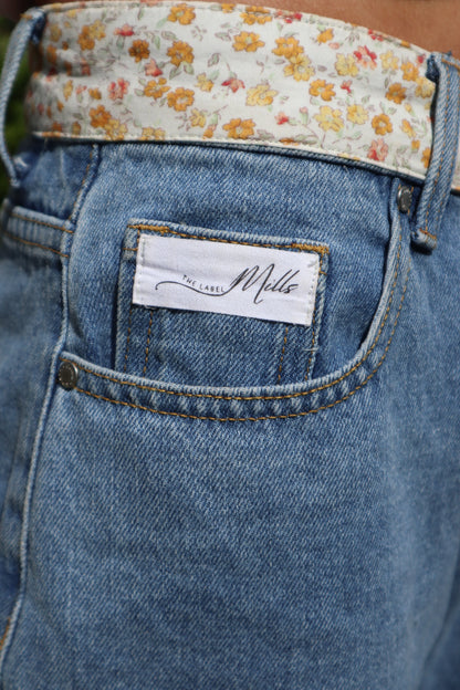 Jacqueline Jeans - Orange Floral