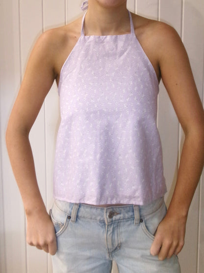 Purple Halter Top