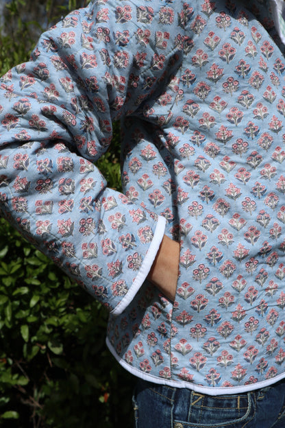 Christine Quilted Jacket - Floral Bunches