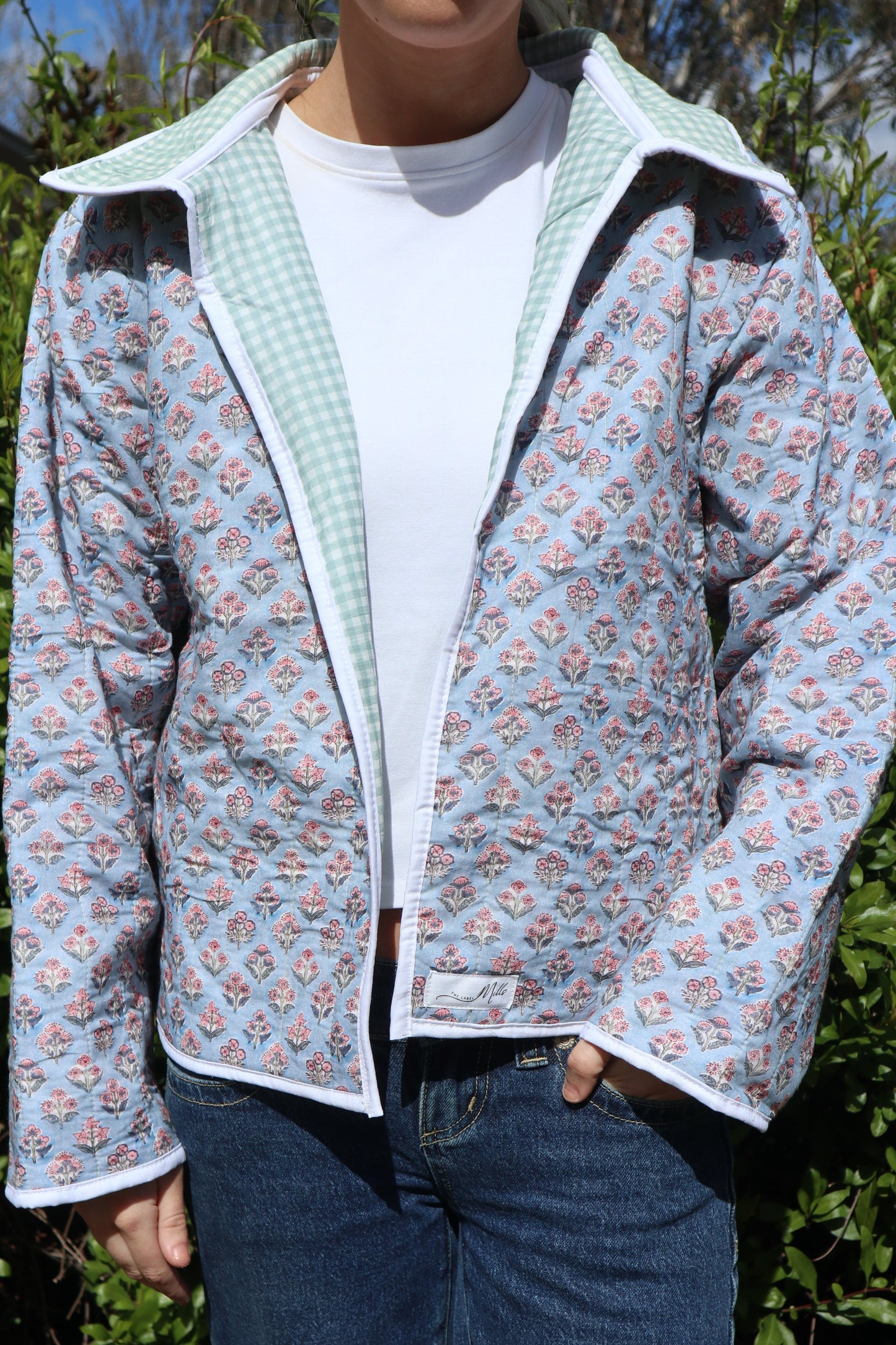 Christine Quilted Jacket - Floral Bunches