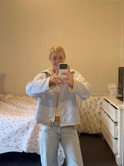 Christine Quilted Jacket - blue
