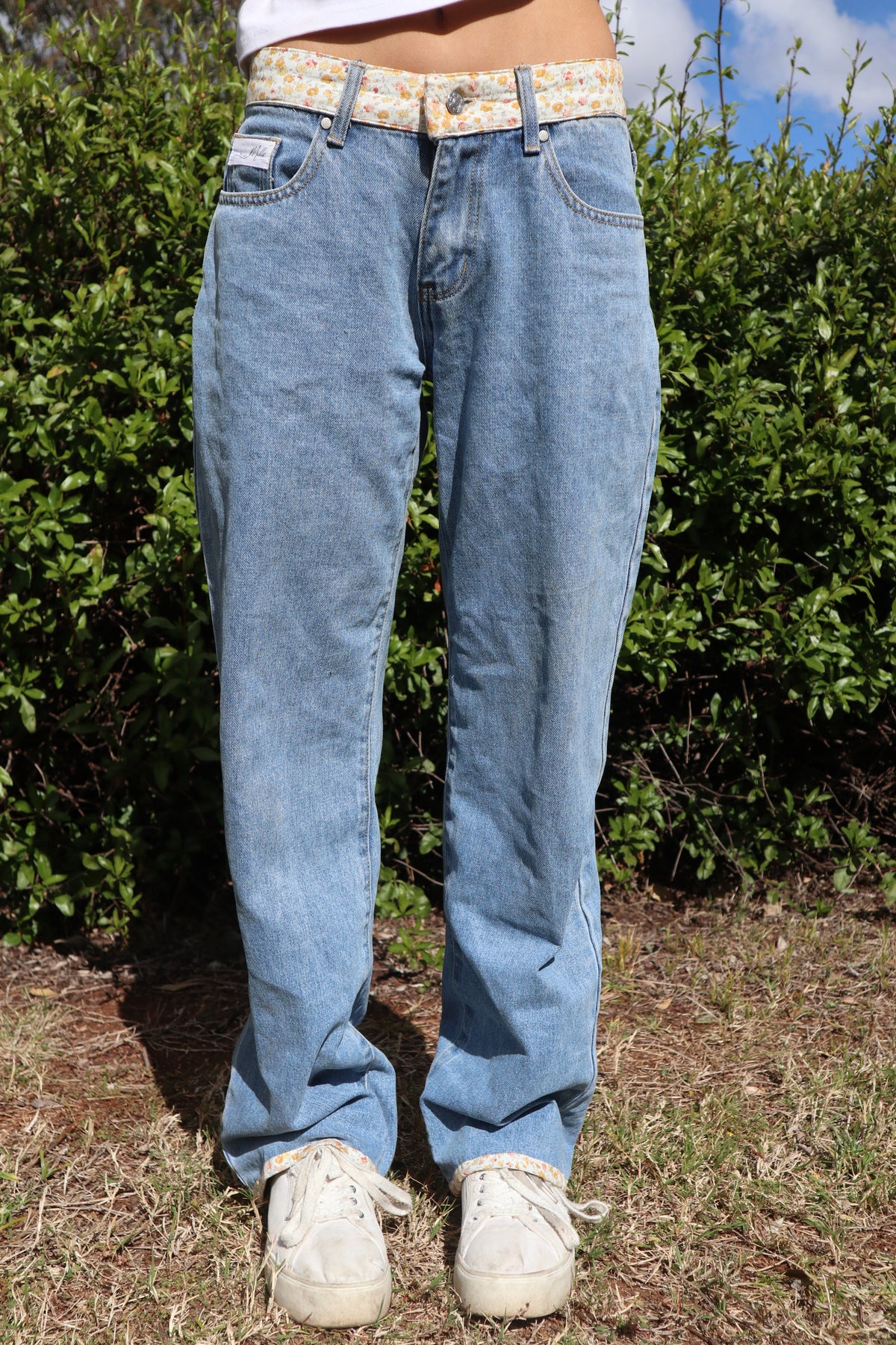 Jacqueline Jeans - Orange Floral