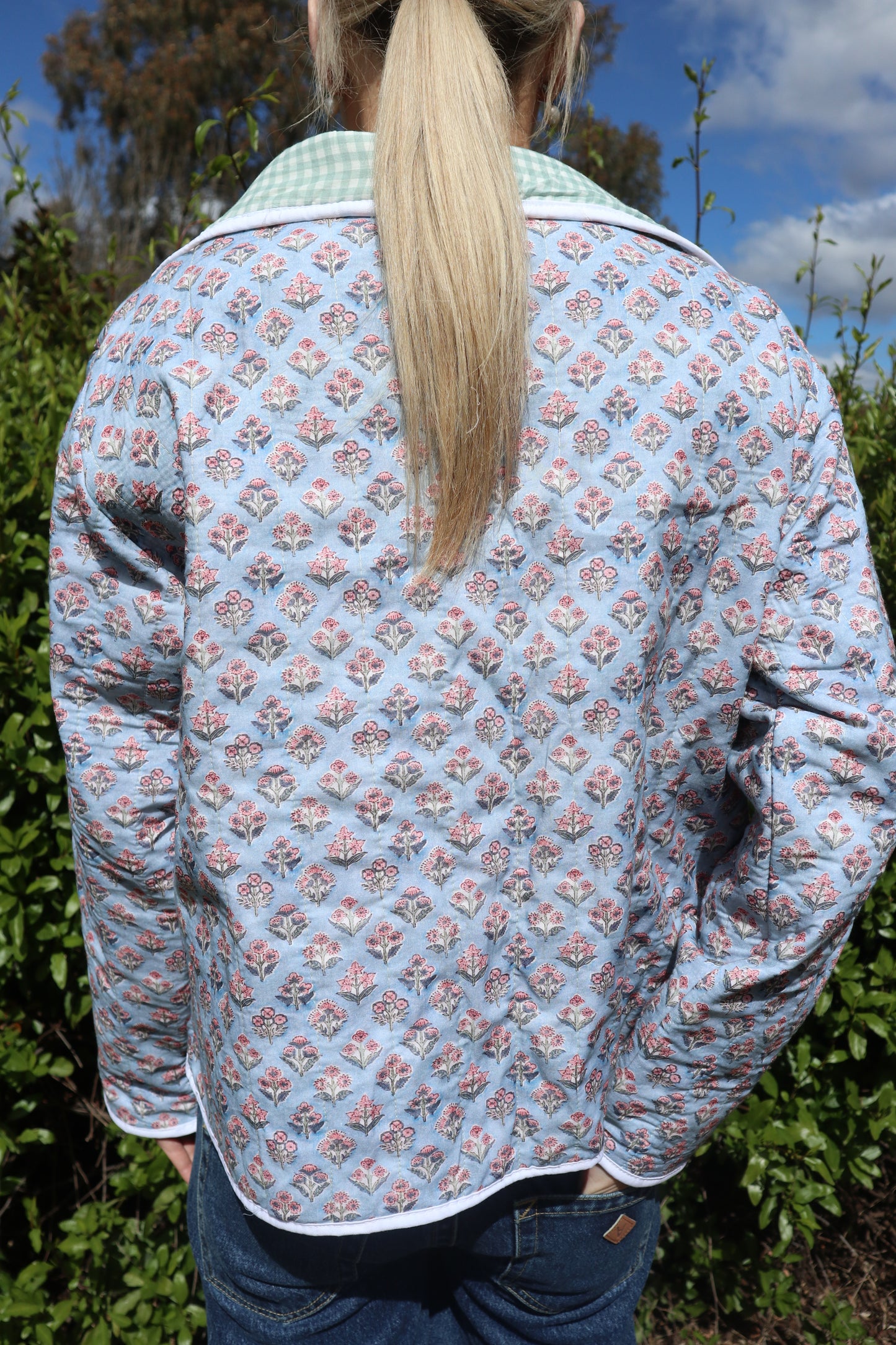 Christine Quilted Jacket - Floral Bunches
