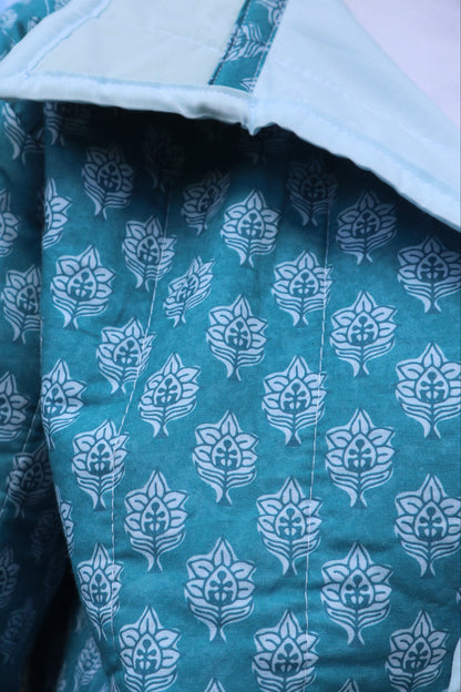 Christine Quilted Jacket - Teal