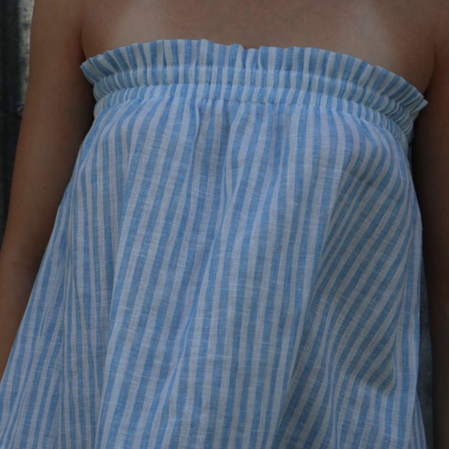 The Jessica Top - Blue Stripe