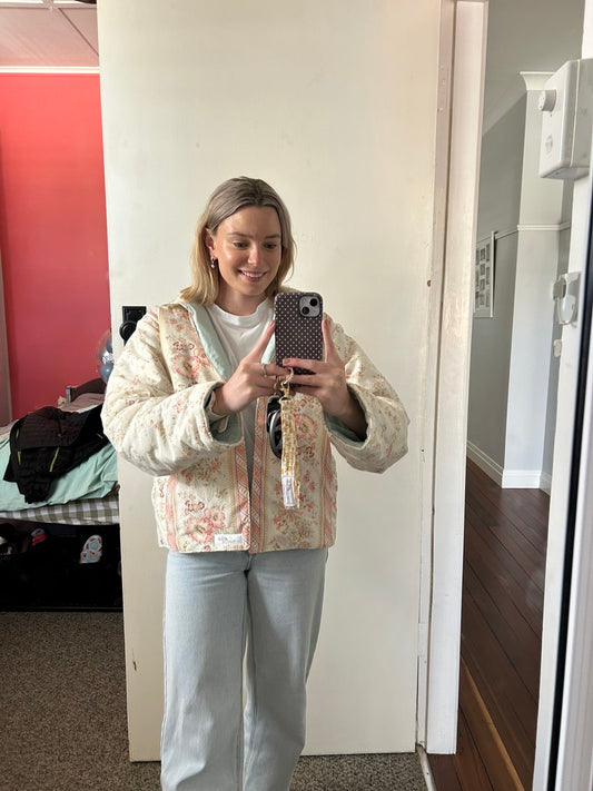 Christine Quilted Jacket - Cream