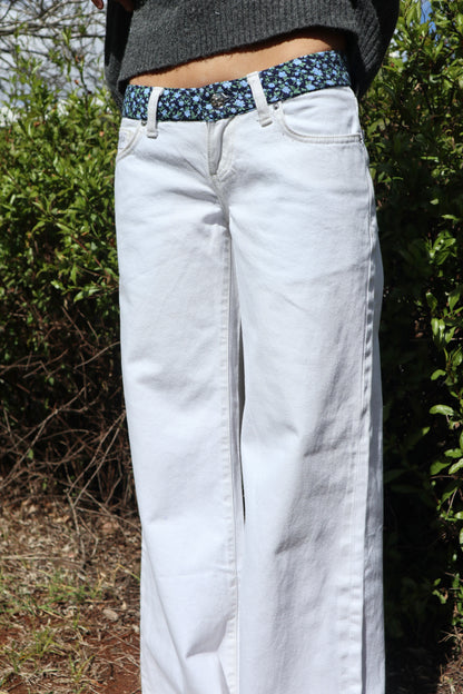 Jacqueline Jeans - Navy Floral