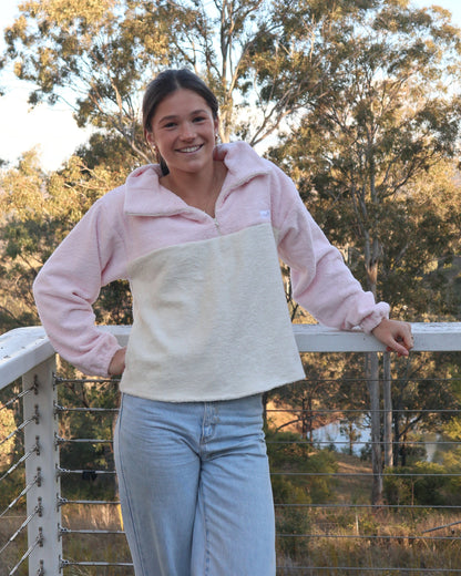 Marley Jumper - Pink and Cream