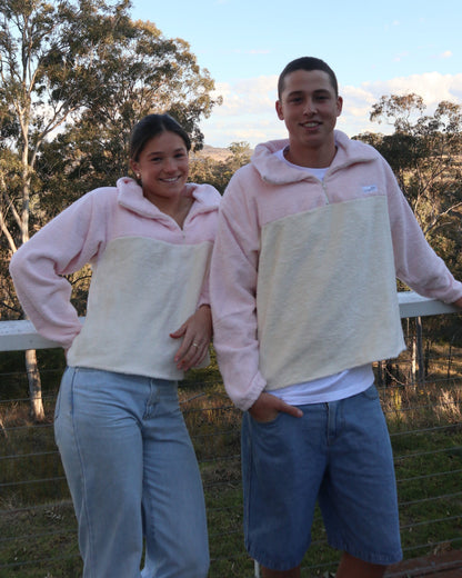 Marley Jumper - Pink and Cream