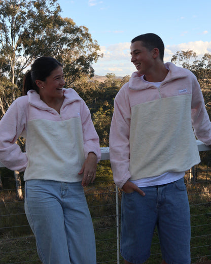 Marley Jumper - Pink and Cream