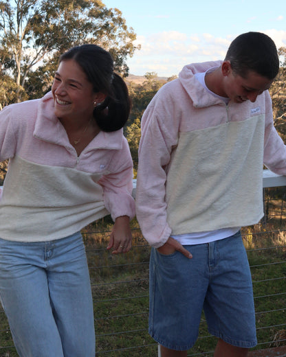 Marley Jumper - Pink and Cream