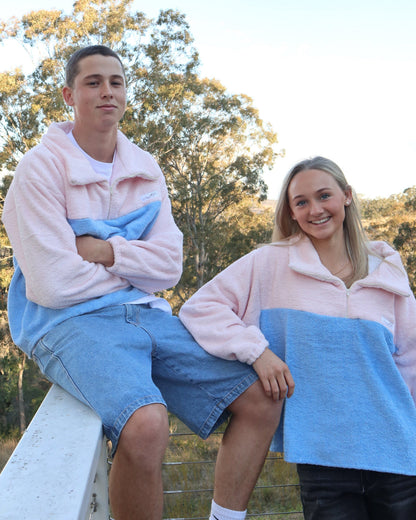 Marley Jumper - Blue and Pink