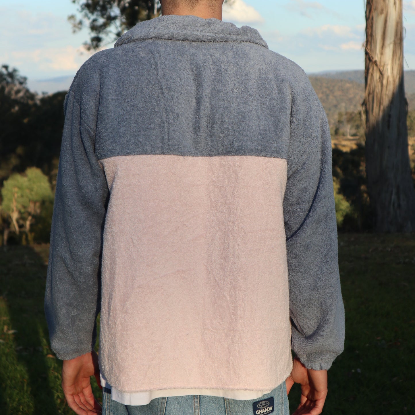 The Marley Jumper - Navy and Pink