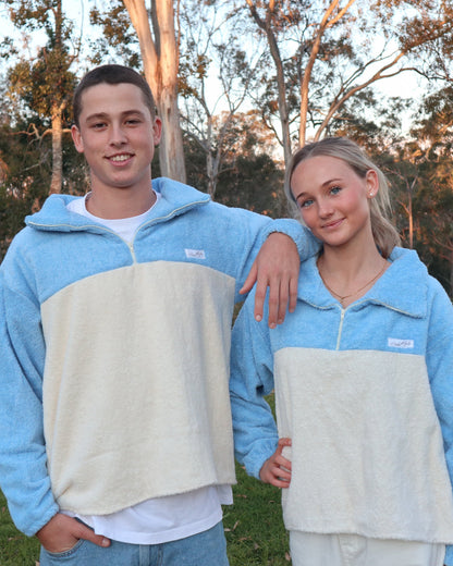 Marley Jumper - Blue and Cream