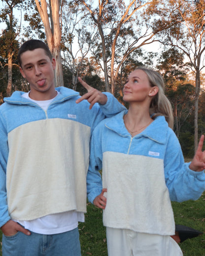 Marley Jumper - Blue and Cream