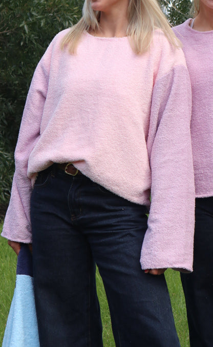 Lara Jumper - Pink + Purple