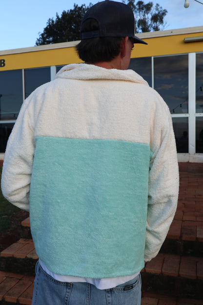 Marley Jumper - Aqua + Cream