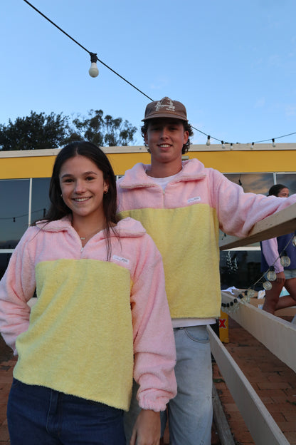 Marley Jumper - Pink + Yellow