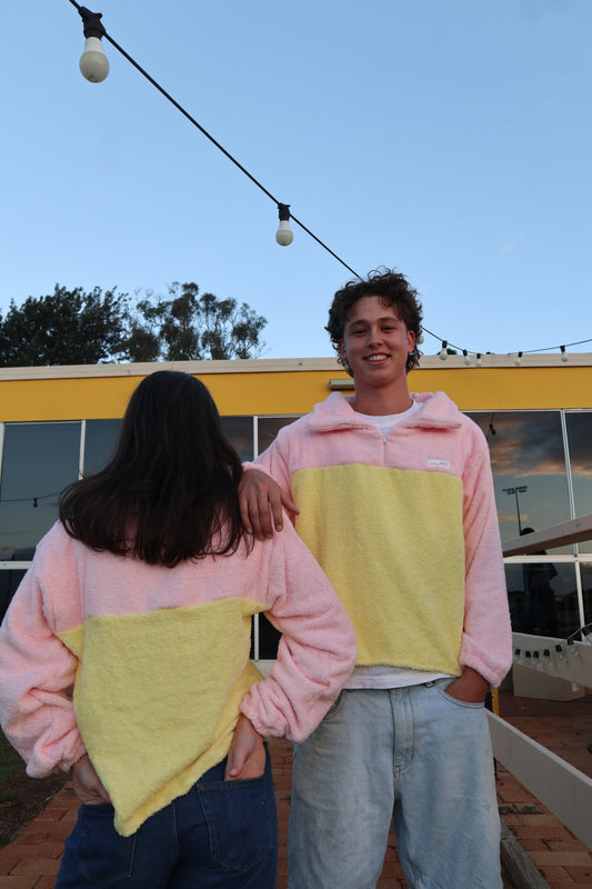Marley Jumper - Pink + Yellow