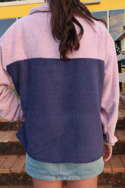 Marley Jumper - Purple + Navy