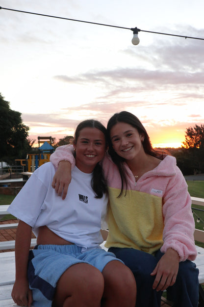 Marley Jumper - Pink + Yellow